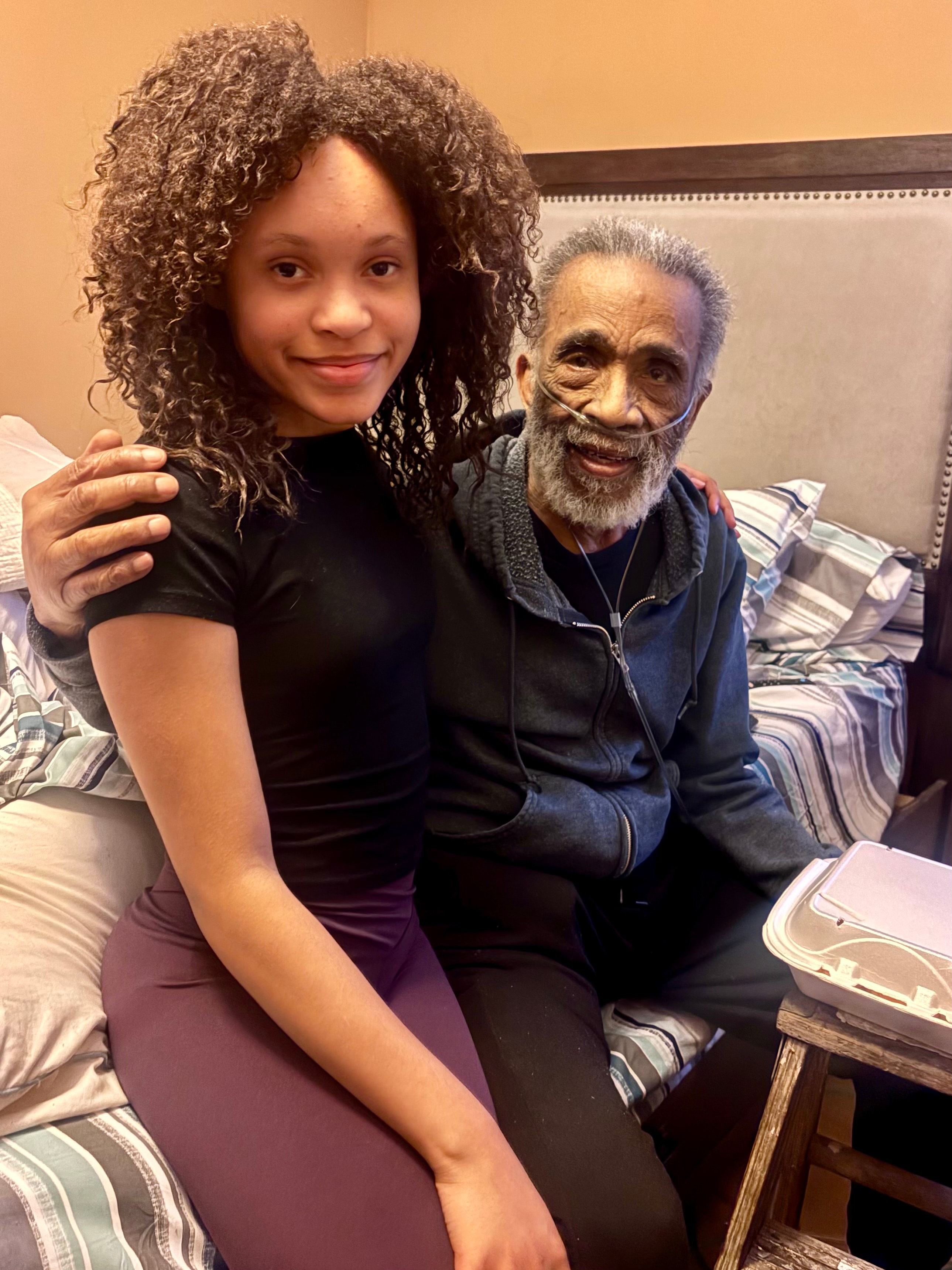 Caregiver with resident at Sellc Home Care
